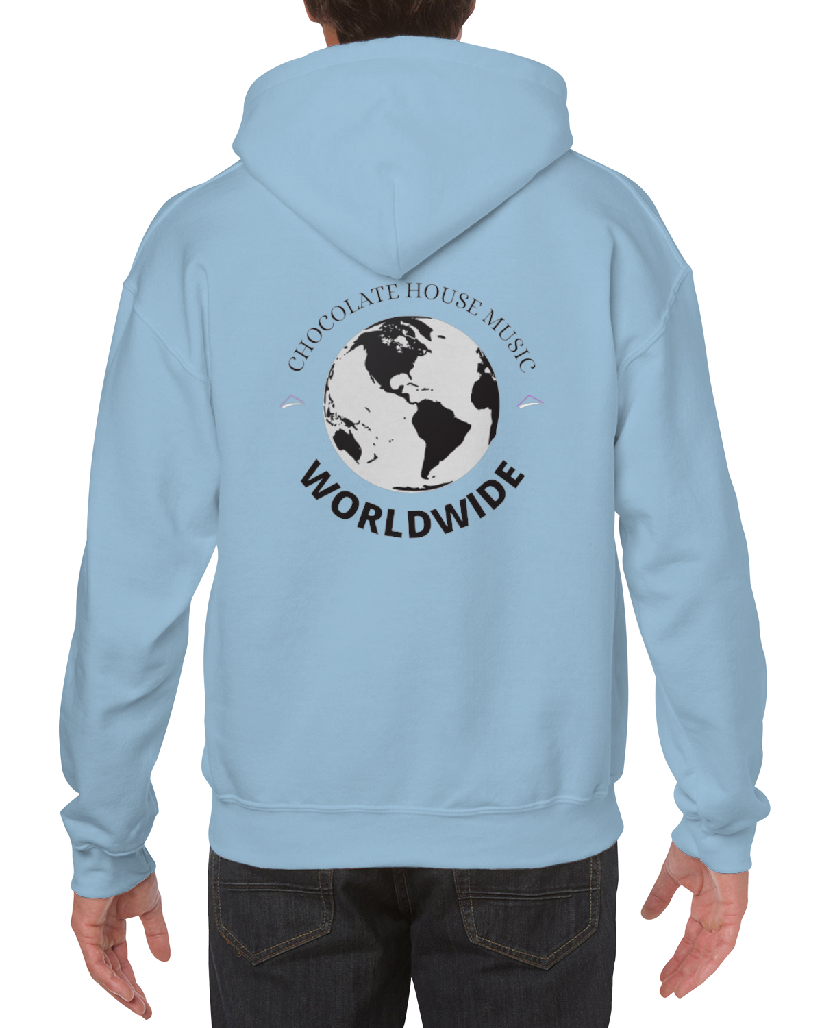 Chocolate House Music Worldwide (Unisex Luxury Heavy Hoodie)