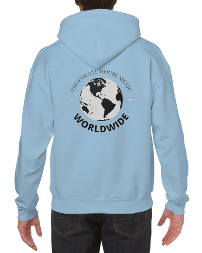 Chocolate House Music Worldwide (Unisex Luxury Heavy Hoodie)