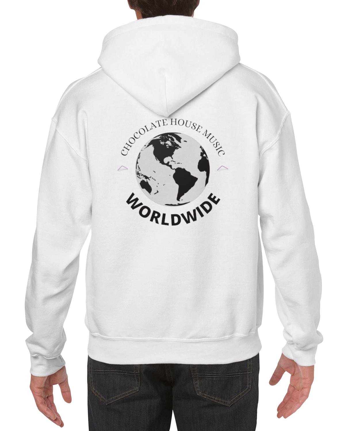 Chocolate House Music Worldwide (Unisex Luxury Heavy Hoodie)