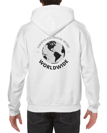 Chocolate House Music Worldwide (Unisex Luxury Heavy Hoodie)