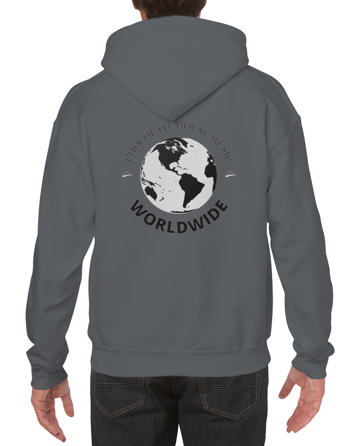 Chocolate House Music Worldwide (Unisex Luxury Heavy Hoodie)