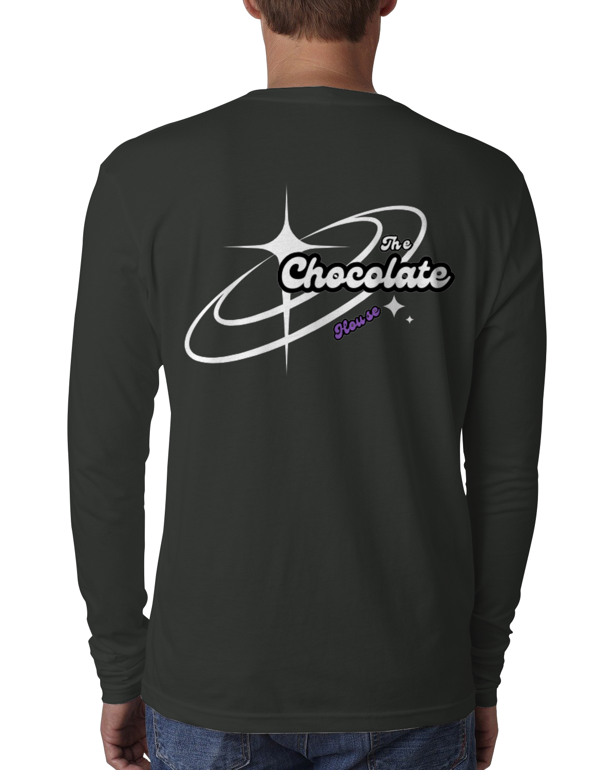 The Chocolate House (Unisex Luxury Fitted Long Sleeve Tee)