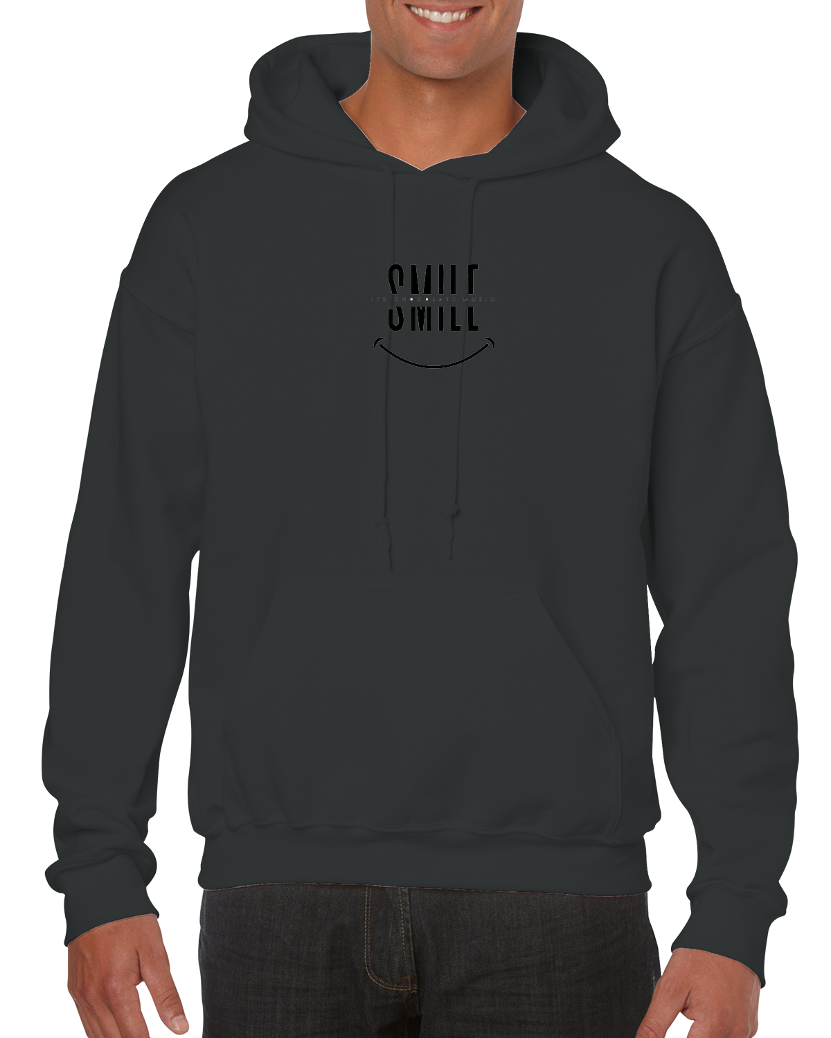 Smile Its Chocolate House Music (Luxury unisex hoodie)